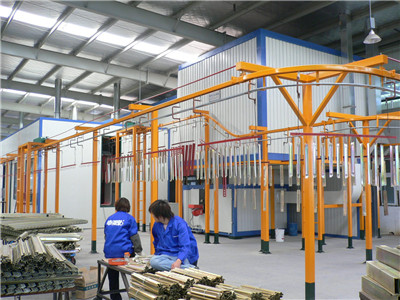 鋁型材靜電噴塑生產(chǎn)線