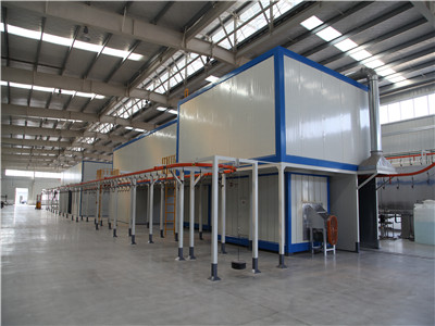 噴淋前處理噴塑生產(chǎn)線